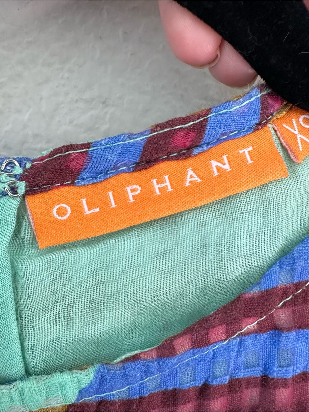 Oliphant Short Sleeve Shift Maxi Haring
Blue SZ XS - Picture 5 of 8